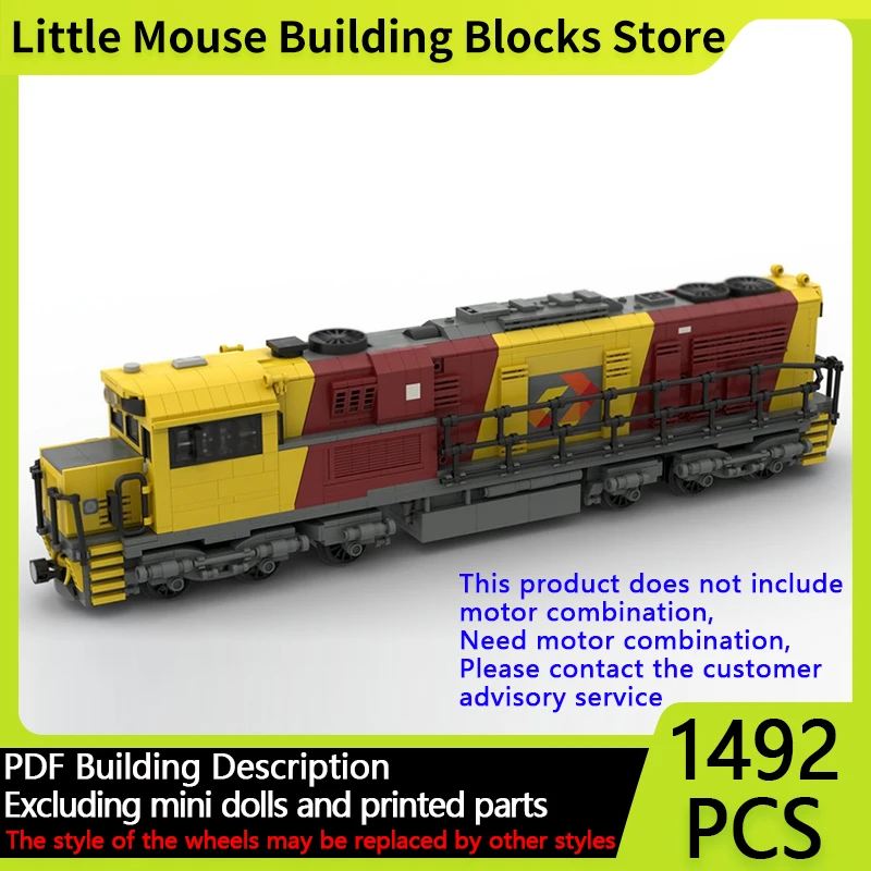 

City Car Model MOC Building Bricks Railways Class 2300 Modular Technology Gifts Holiday Assemble Children Toys Suit