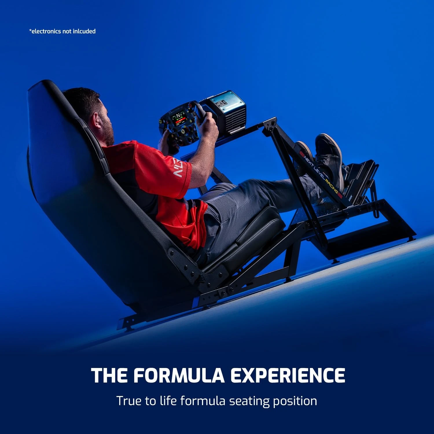F-GT Racing Simulator Cockpit. Formula and GT racing simulator cockpit compatible with Thrustmaster, Fanatec,New Popularity