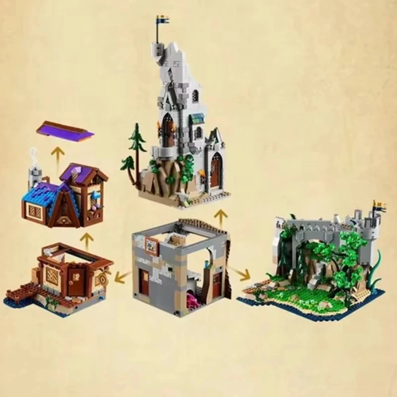 3745 個ダンジョンズ & ドラゴンズレッドドラゴン 21348 レジェンドモデルビルディングブロックセット組み立ておもちゃ子供の誕生日ギフト