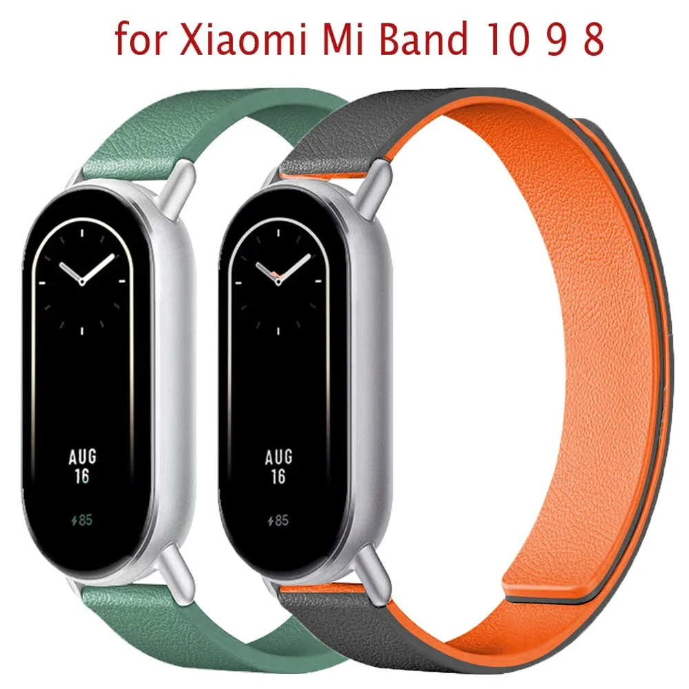 حزام لـ Xiaomi Mi Band 10 9 8 Loop Mi Band 10 أشرطة ساعات لـ Xiaomi Band 9/8 NFC سوار لـ MiBand 10 9 8 ملحقات