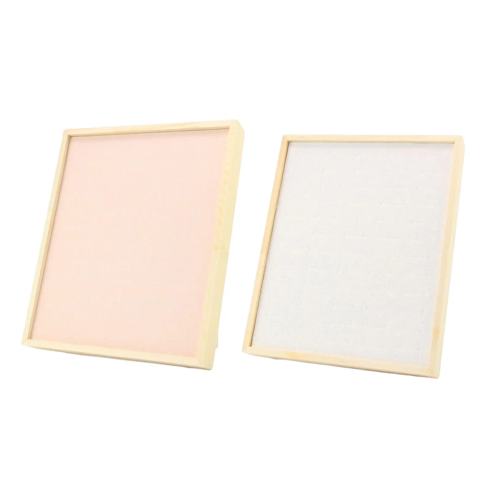 

Кольца Серьги Лоток для ювелирных изделий Подставка для выставки товаров Складная витрина с прорезями