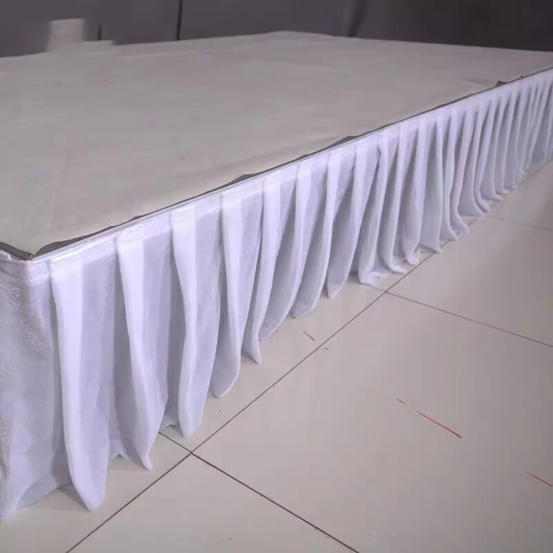 Velvet Table Skirting Wedding Table Skirts for Event Party Decoration