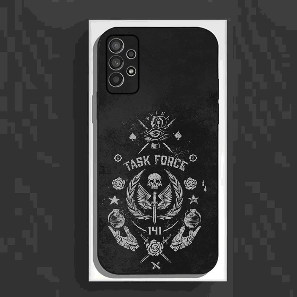 C-COD Call Of D-Duty Ghost Phone Case For Samsung Galaxy A13,A21s,A22,A31,A32,A52,A53,A71,A80,A91 Soft Black Cover