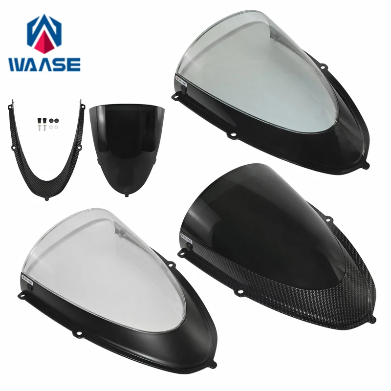 

WAASE For Aprilia RS660 RS 660 2020 2021 2022 2023 2024 Windscreen Windshield Wind Deflector Shield Screen Visor Glass