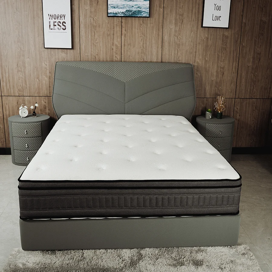 Manufacturer Super King Single Mini Size Bed Mattresses Pocket Spring Mattress Memory Foam