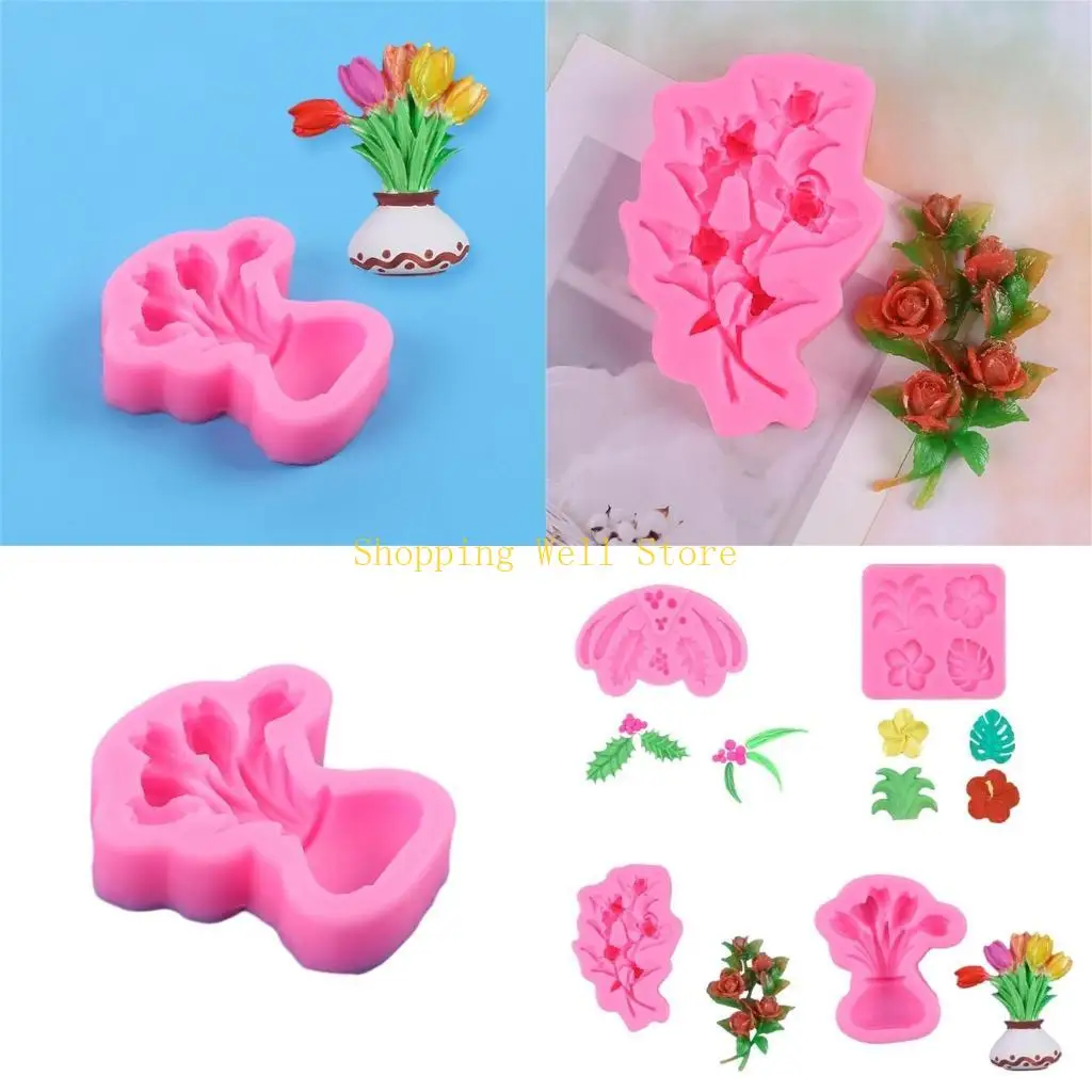 Moldes horno silicona kx4b moldes dulces en forma flor flores bricolaje para hornear entusiastas y