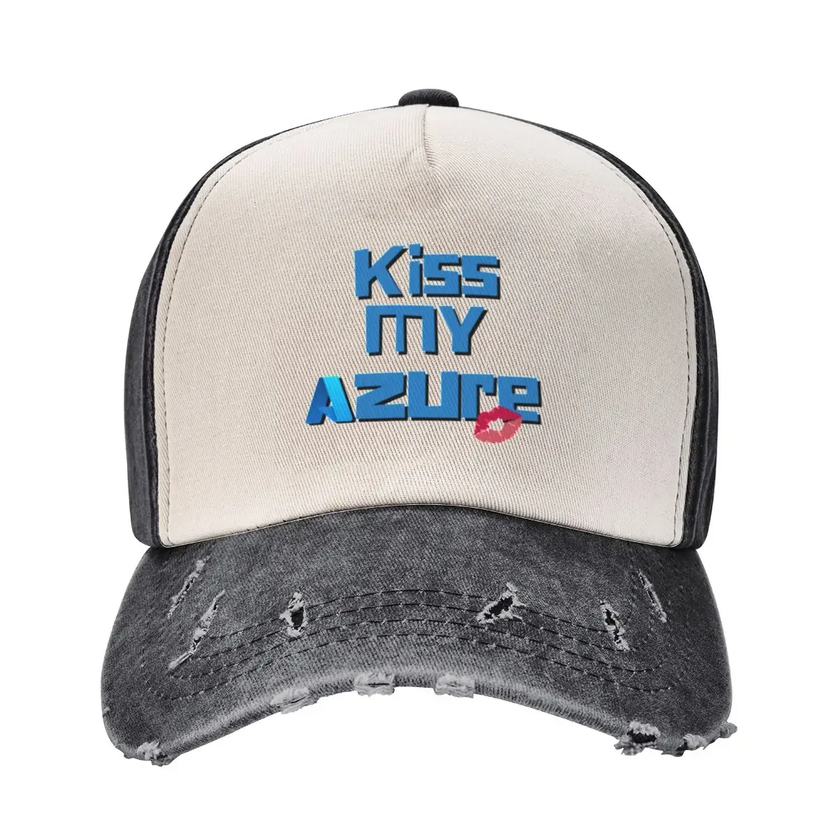 

Kiss my Azure Baseball Cap Mountaineering Hood Golf Cap Caps Male Women's