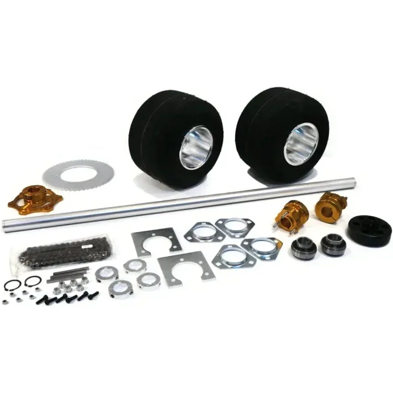 

36-дюймовый комплект вала для трехколесного велосипеда с 12-осевыми гайками и 4 стопорными воротниками