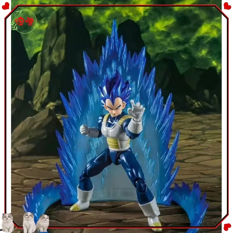 재고 있음 24 시간 이내에 배송 Dragon Ball Demon Fit DF SHF Cyan Vegeta 슈퍼 사이어인 애니메이션 액션 피규어 장난감 모델 선물