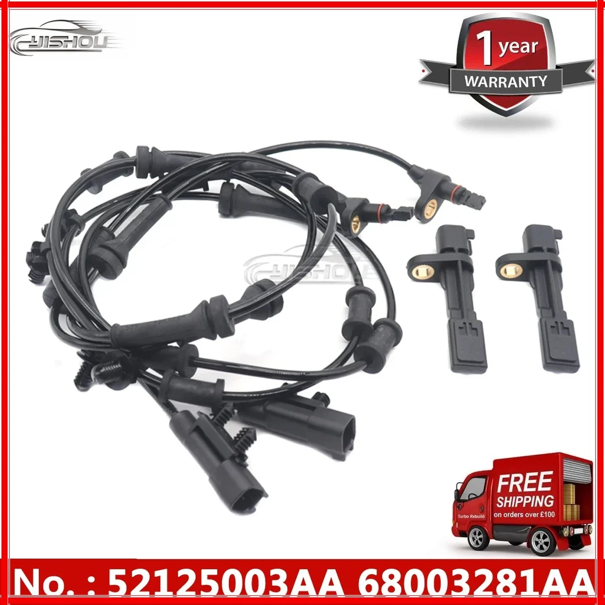 New Car Front/Rear ABS Wheel Speed Sensor For Dodge Nitro For Jeep Liberty Wrangler JK 52125003AA 68003281AA