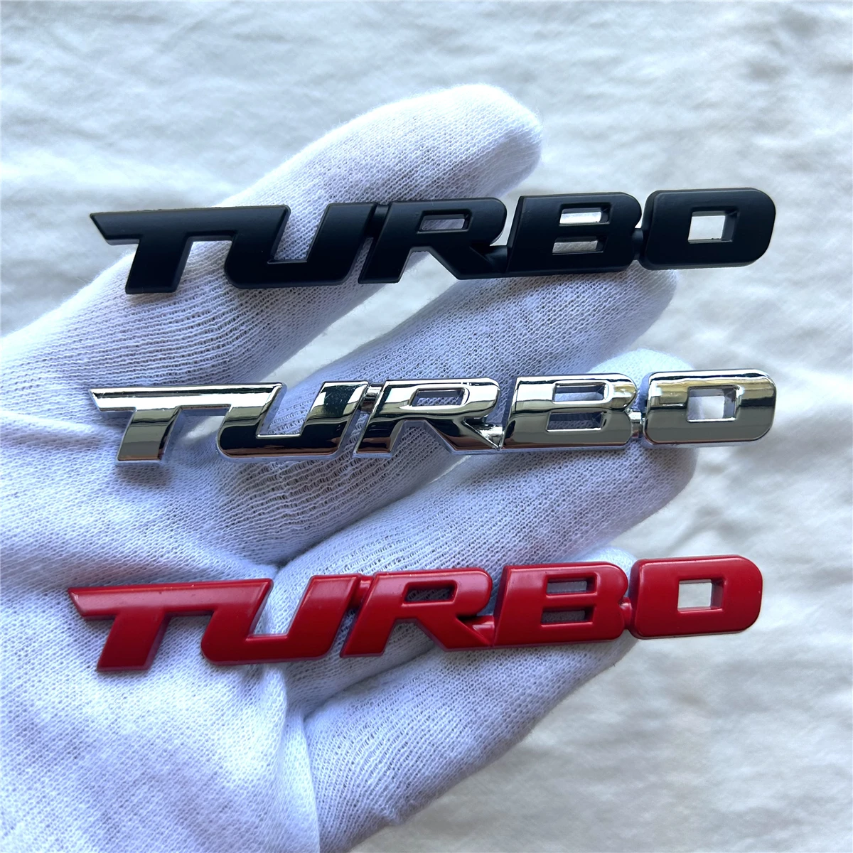 

turbo metal car logo decorative stickers are suitable for the side decals on the rear of the trunk of the entire car body