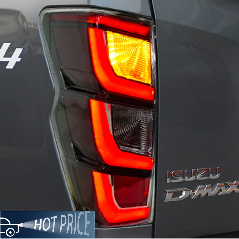 

Автомобильные задние фонари в сборе для Isuzu D-MAX 2023-2024, светодиодные автоматические задние фонари, обновление, мигающий задний фонарь, инструменты, аксессуары