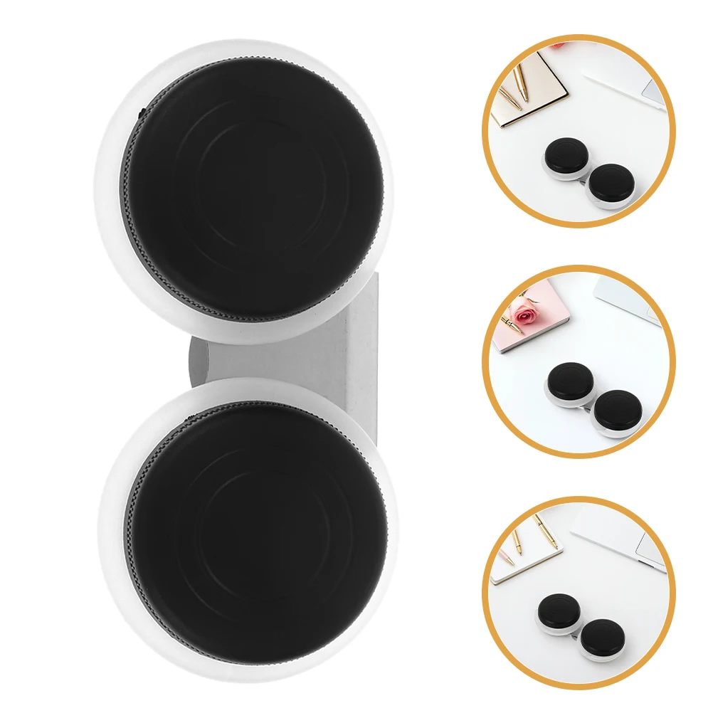 

3pcs Oil Painting Cup Dual Compartment Leakproof Lid For Mixing Cleaning Compact Portable Paint Brush Washer Pot Oil Painting