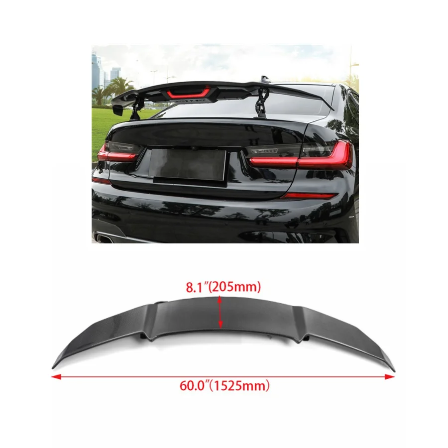 

New Electric Automatically Rear Spoiler GT Style Car Electric Spoiler Carbon Fiber Universal Electric Spoiler