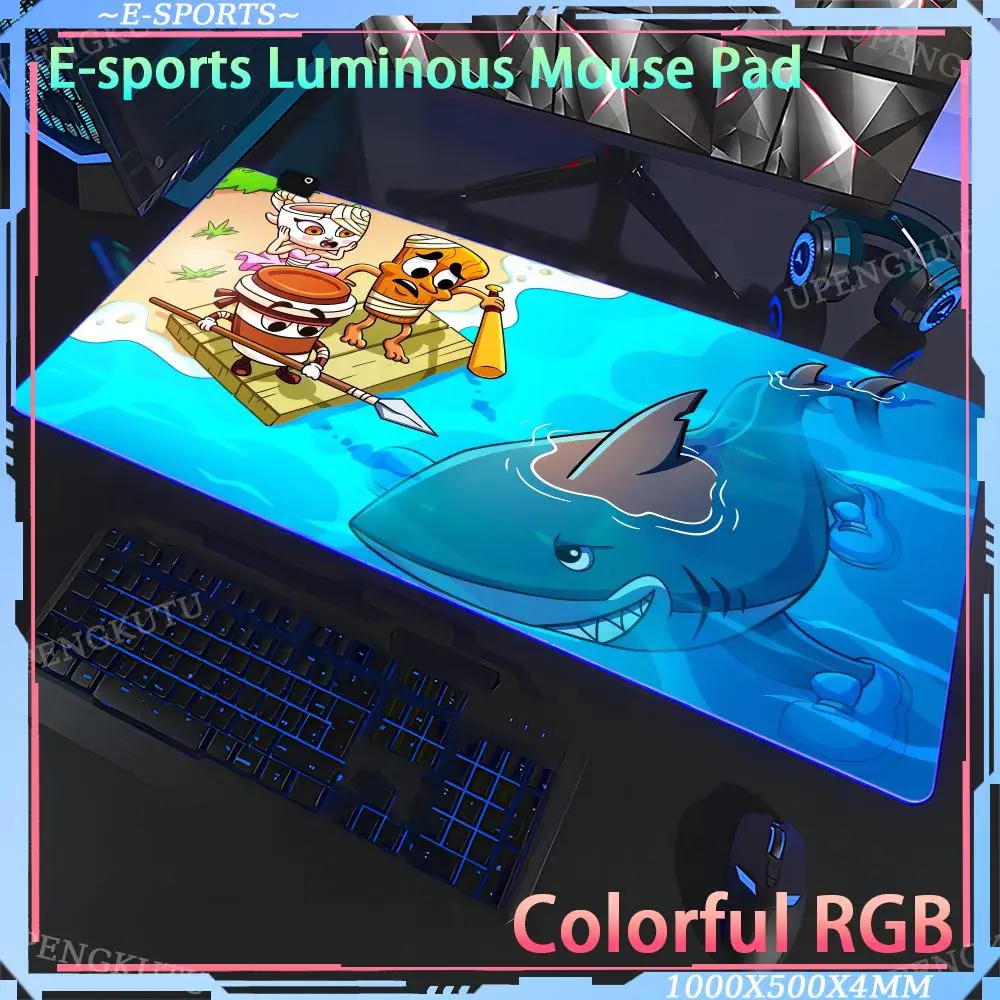 

Tung Tung Tung Sahur Rubber RGB Mouse Pad Cartoon Rubber BIG Large Mouse Pad PC Desk Mat Keyboard Pad Computer Gaming MousePad