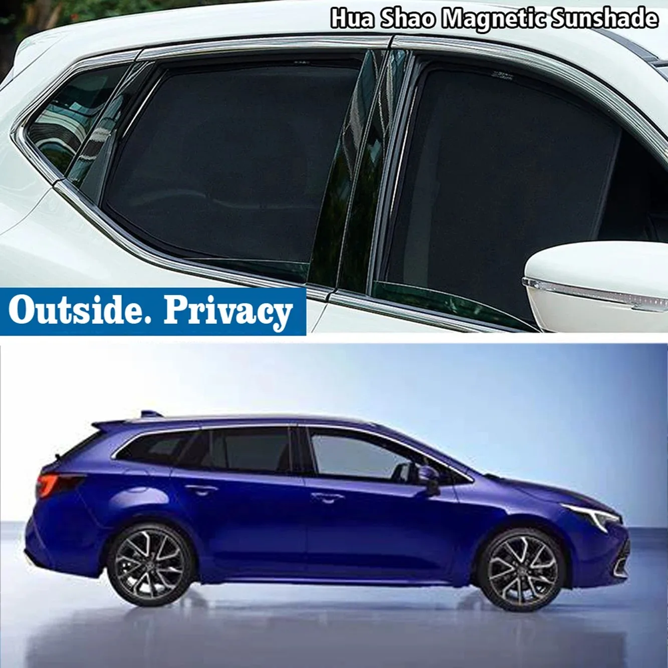 

For Toyota Corolla E210 Touring Sports Estate 2020 - 2025 Magnetic Car Sunshade Shield Windshield Curtain Sun Shades Accessories