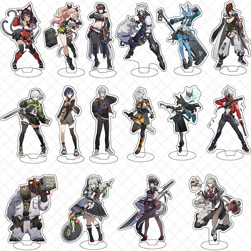 

Горячая игра Zenless Zone Zero персонаж Belle Koleda Lycaon Nicole Ellen акриловые подставки украшения декоративные фигурки игрушки