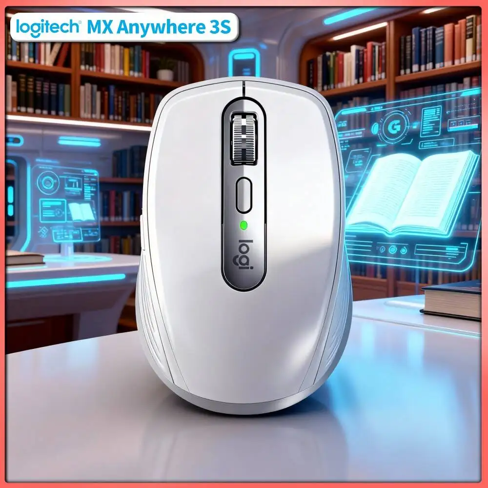 Wireless MX Anywhere 3S - 8K DPI, Hyper-Scroll Wheel, Anti-Slip Grip, Great for Grocery Store Daily Opening Task Schedule
