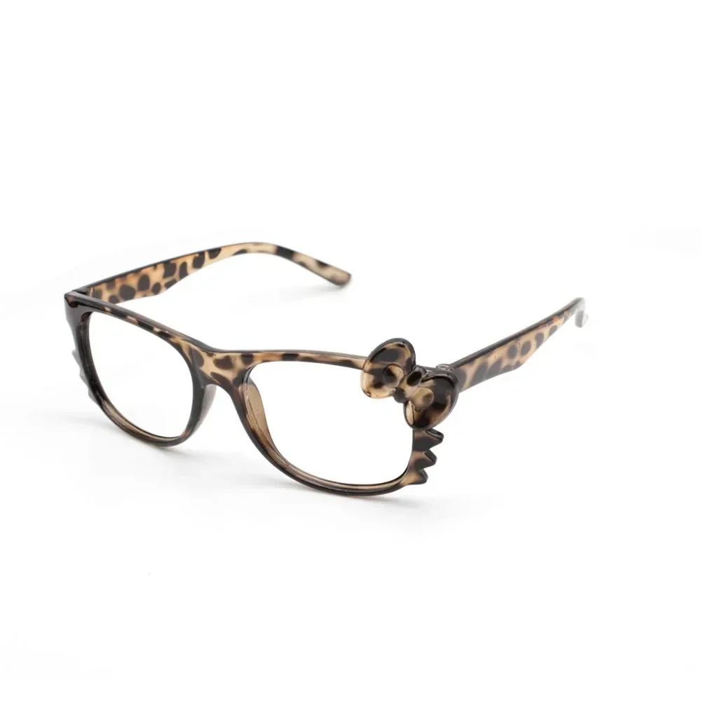 Sanurgente Hellokitty-Lunettes de vue rétro Y2k Cartoon Kt Frame, Décoration de lunettes, Tendance de la mode, Sans lentille, Jouets cadeaux mignons pour filles