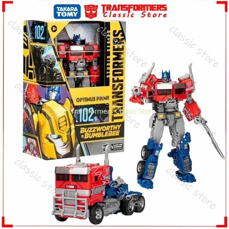 Transformers Toys Buzzworthy Bumblebee StudioSeries SS-102BB Optimus Prime Classic Cybertron Autobots Actionfiguren zum Sammeln