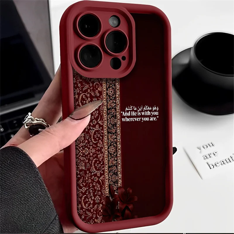 Retro Persian carpet pattern phone case suitable for iPhone 18 17 16 15 14 13 12 11 Pro/Max/Plus anti drop and shockproof - view 6