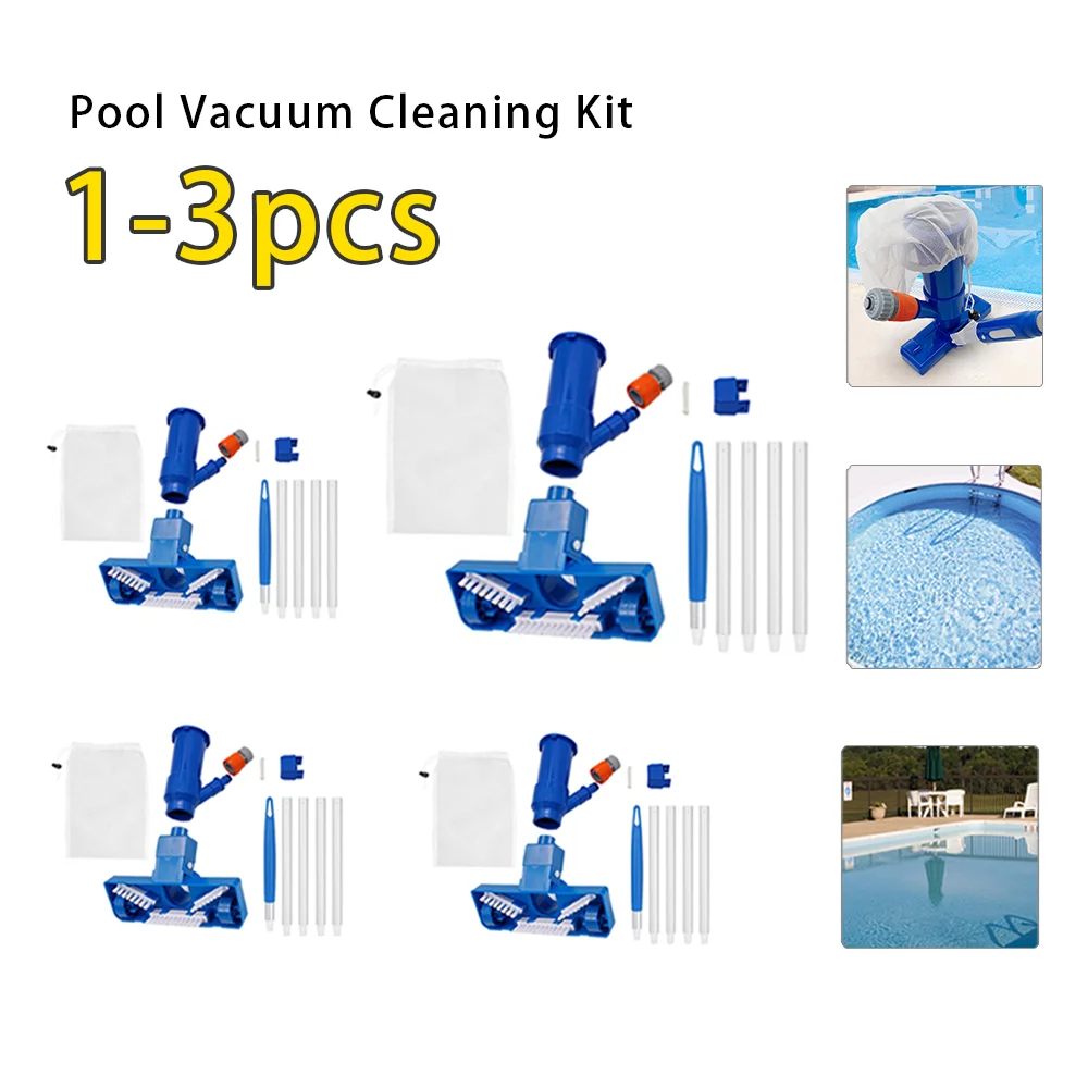 

Professional Pool Cleaning Brush with Handle Hot Spring Pond Fountain Cleaner Portable for Above Ground Pools