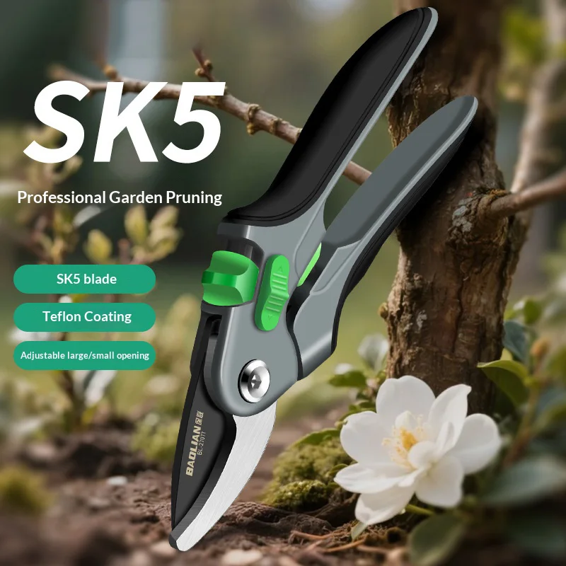 Garden and Vegetable Patch Pruning for Horticulture Set-plant Trim Agriculture Pruner Cut Secateur Border Shrub Base Tool