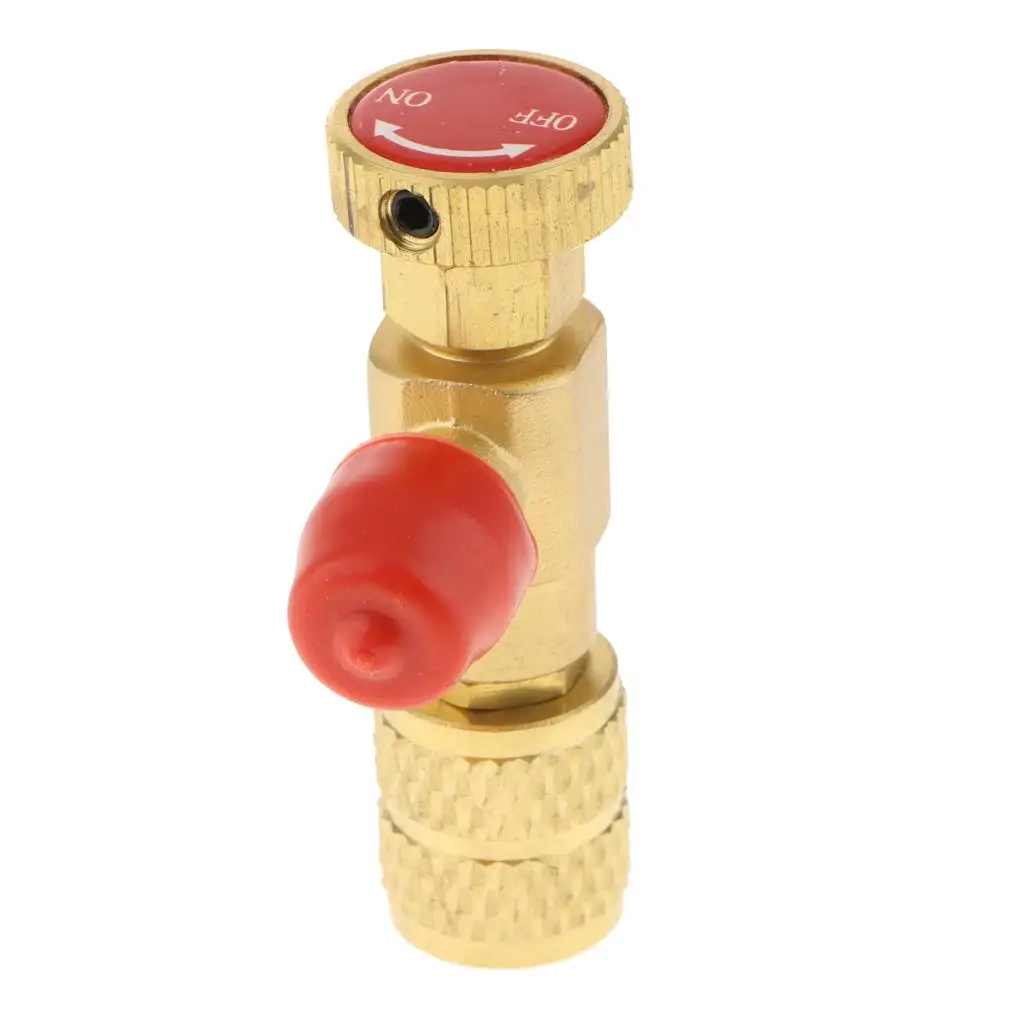 Air Compressor Safety Valve Brass Material High Pressure Relief Refueling Valve for Cooling System Maintenance