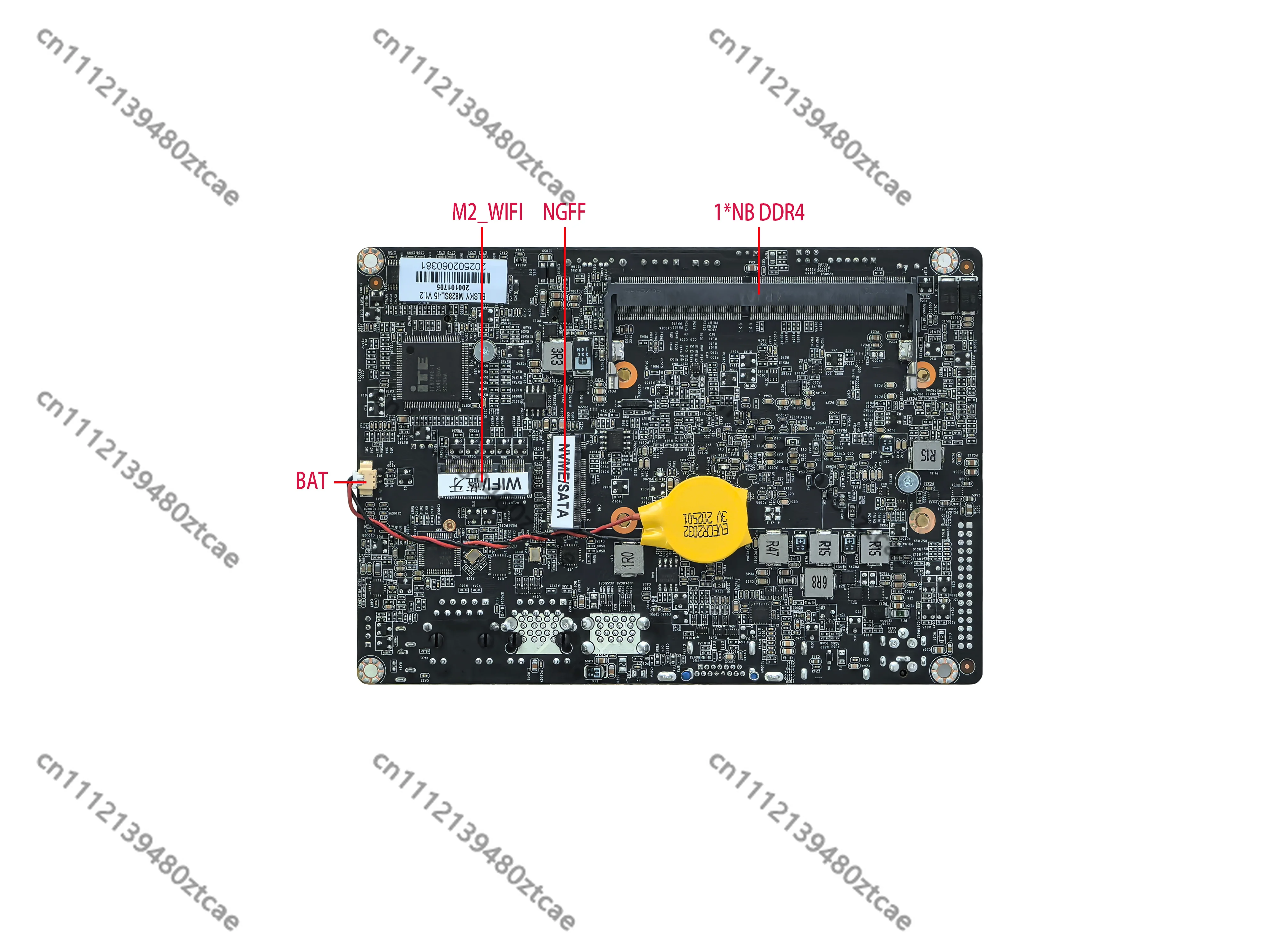 2026 3.5 Inch Industrial Motherboard 6/8th Gen Integrated CPU Heatsink Fan Industrial Embedded Mainboard