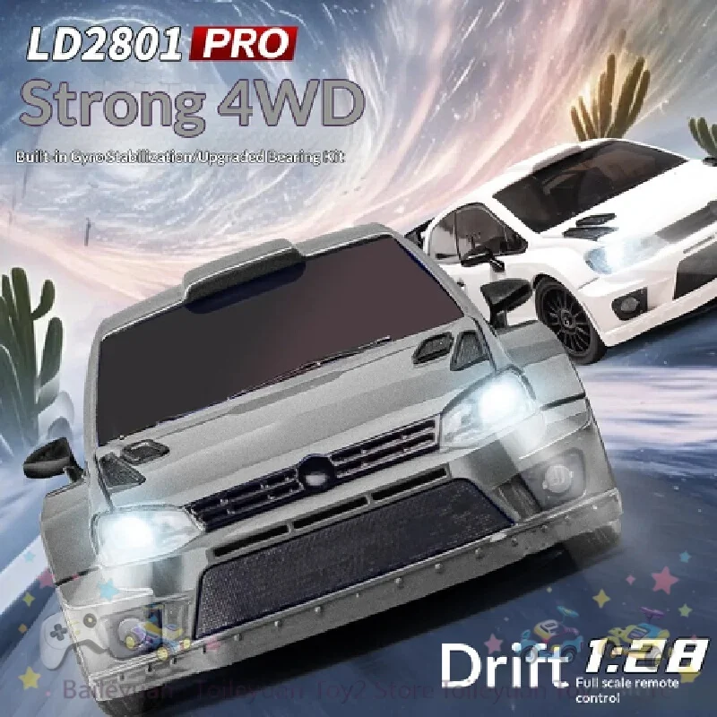 

Hot Sale Ld2801Pro Rc Drift Car With Gyroscope 1:28 Full Proportion 4WD 2.4G Remote Control Car Toys For Adults Boys Toys