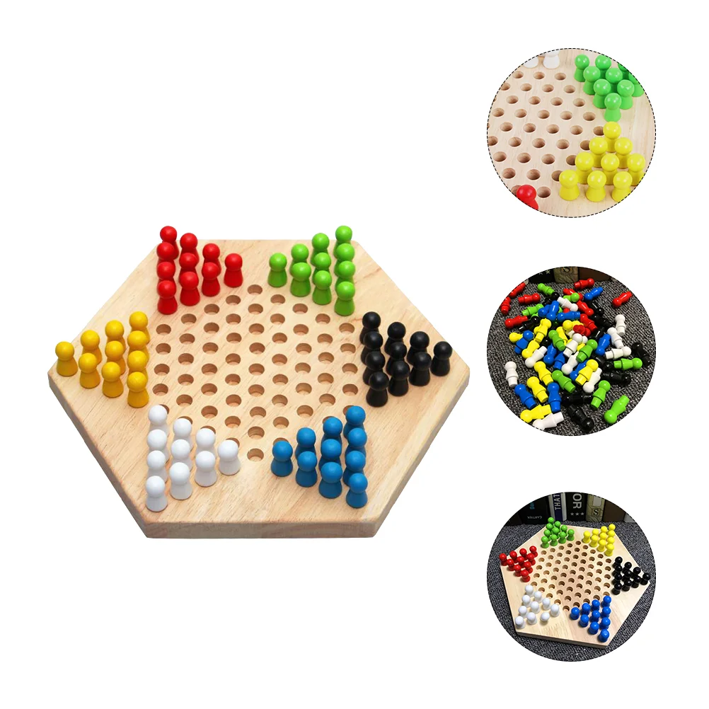 

Toy Checkers Children Chinese Kids Checkerboard Educational Plaything Desktop Game Toys Funny