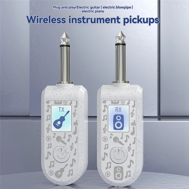 【Must-Haves】2.4G Wireless Instrument Pickup Guitar Transmitter Receiver Plug Play For 6.35Mm Audio Interface Electric Instrument