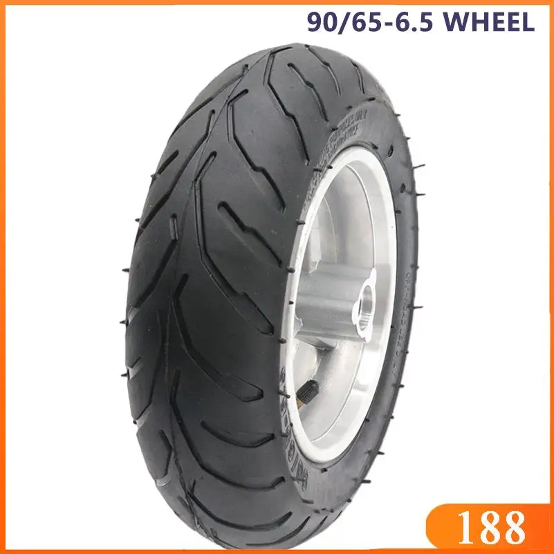 90/65-6.5 inch Pocket Bike Front rims Wheels Tyres Mini Racing bike tubeless vacuum tire for 47cc/49cc 2 stroke small motorcyle