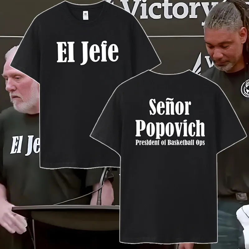 

In 2026, Coach Popovich Bid Farewell To Retirement in A Short-sleeved T-shirt. High-quality Instagram for Basketball Fans Summer