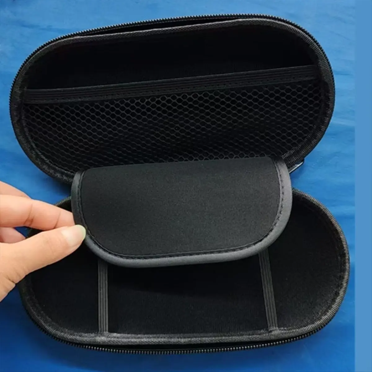 !【New Factory 】For PSV1000/2000 Travel Case Electronic Equipment Accessory Hard EVA Pouch Game Console Bag Travel Carry Case B