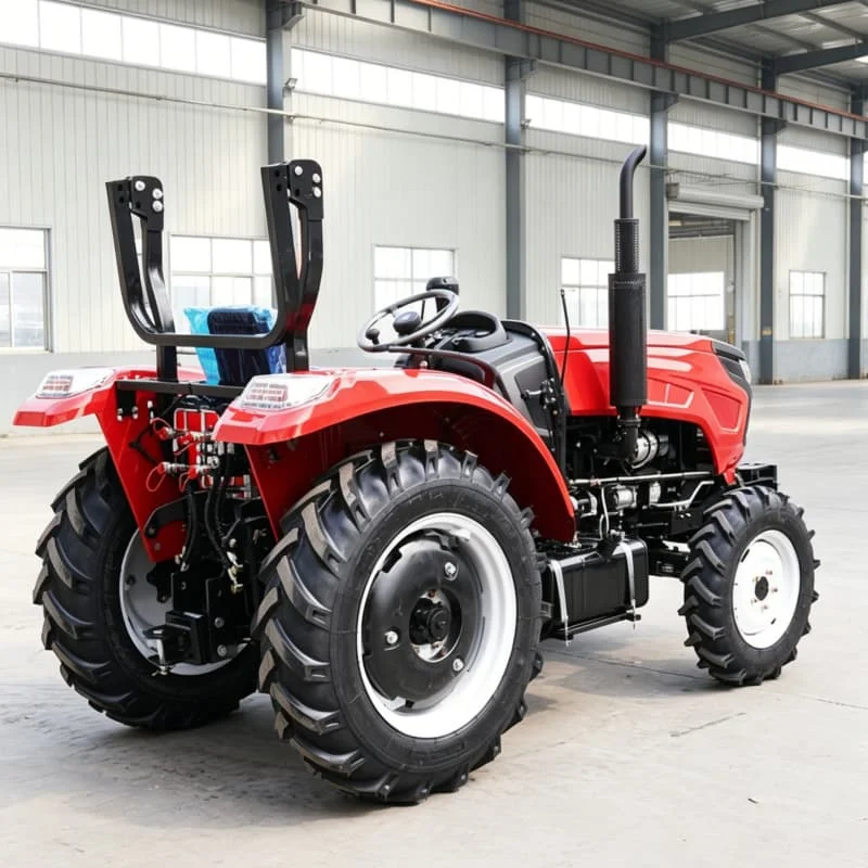 Customized High-efficiency Wheeled Rotary Tractor with Low Fuel Consumption Design, 4WD Four-wheel Farm Cultivator view 5
