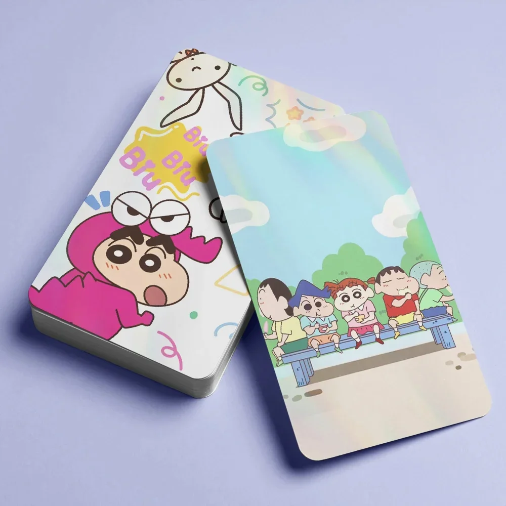 55 個かわいいクレヨンしんちゃんアニメカード漫画クレヨンしんちゃんコレクションカードおもちゃクリスマスキッズボーイズガールズギフト