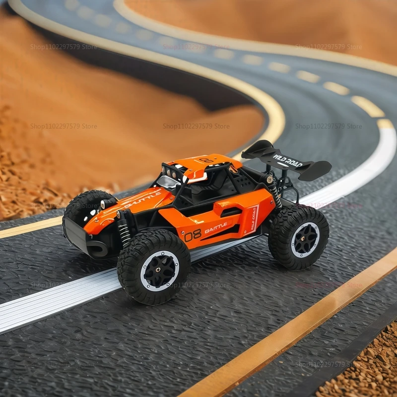 2WD 1:16 RC Off Road Cars 20KM/H With LED Lights Remote Control Car High Speed Drift Monster 2x2 Outdoor Truck for Kid Adult Toy