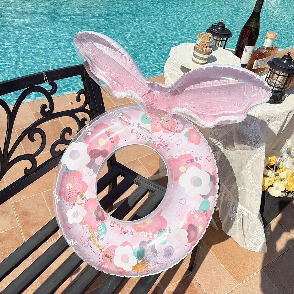 1Pcs Mermaid Swim Tube Inflatable ﻿Pool Float Pool Accessory Adult Swim Float Ring Summer Water Swim Pool Floating Toys