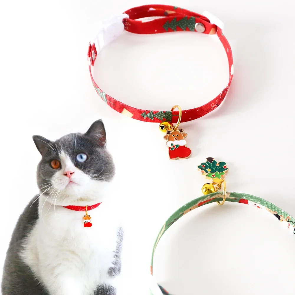 Christmas Bell Pendant Dog Cat Accessories Dog Cat Collar Toy Dog Costume Pet Furniture Cat Supplies Coleira Gato Pet