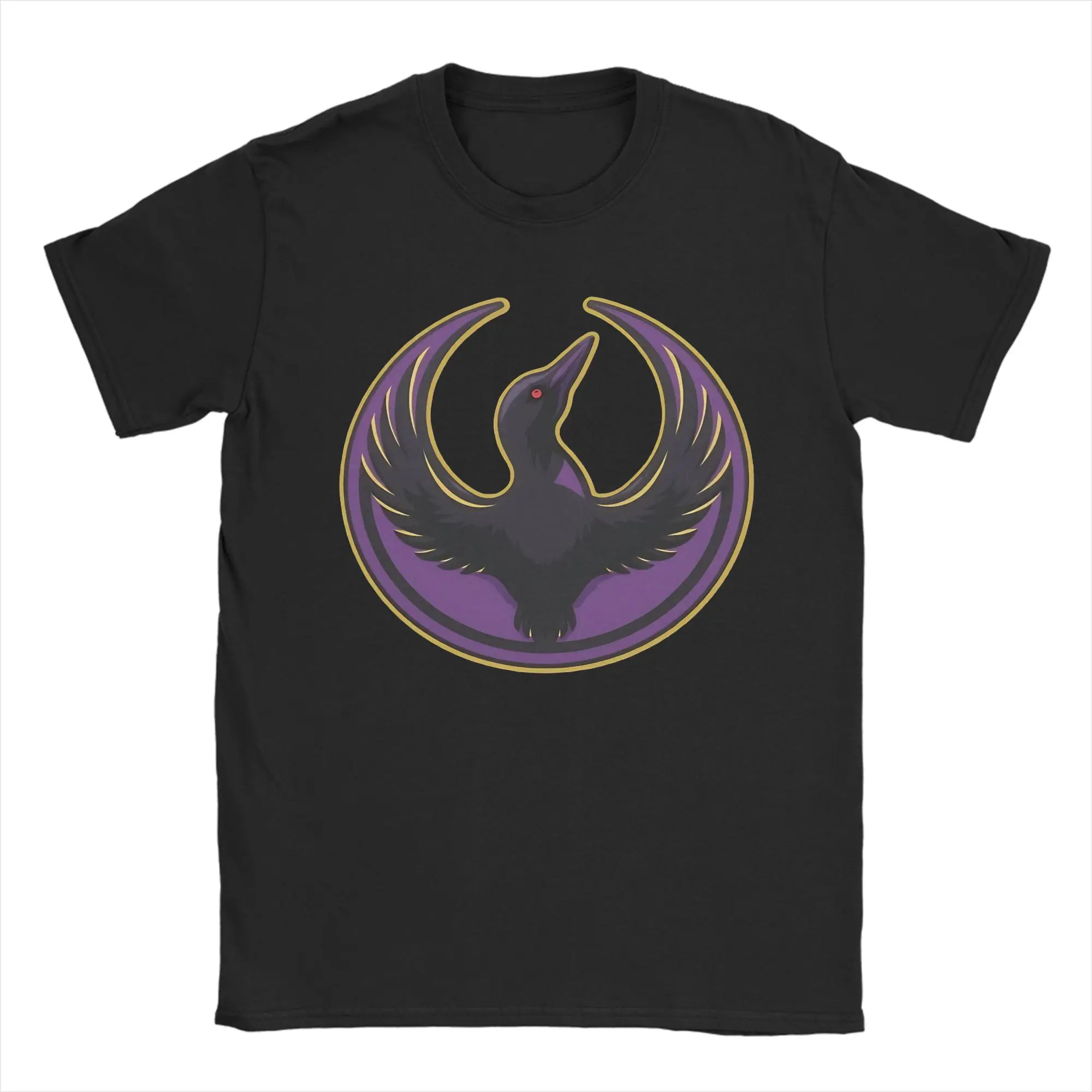 Camisetas masculinas roxas Vikings Minnesota Rebel Loon, roupas de algodão, camiseta de manga curta com gola redonda, presente de aniversário