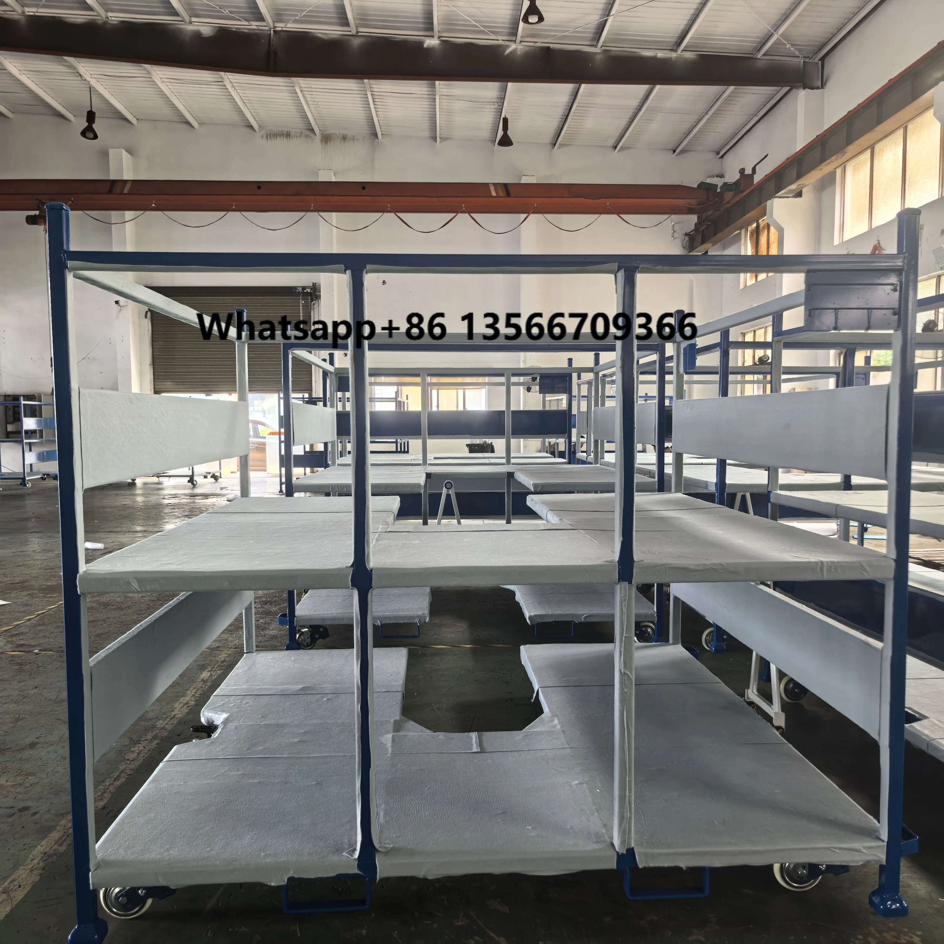 

Auto Parts Transportation in Factory Heavy-Duty Fixed/Folding Metal Transport Shelves for Automotive Components Folding Type