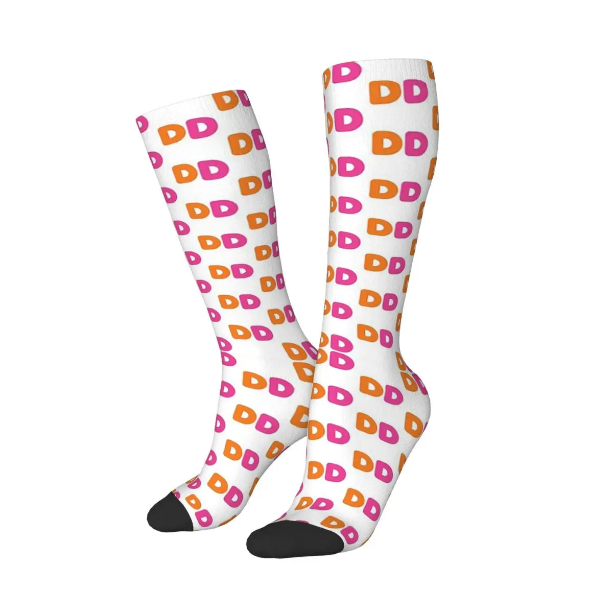 I Love Dunkin Donuts Socks Harajuku Super Soft Stockings All Season Long Socks Accessories for Unisex Gifts