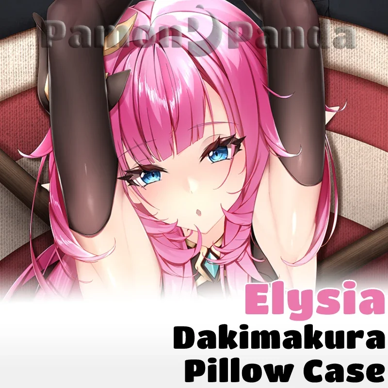 

Elysia Dakimakura Honkai Impact Game, обнимающая подушка для всего тела, сексуальная наволочка, наволочка, домашнее постельное белье отаку, декор, подарок