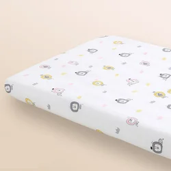 Funda de colchón para bebé recién nacido, Sábana bajera, colcha para niños, juego de ropa de cama de algodón para cuna, 70x140