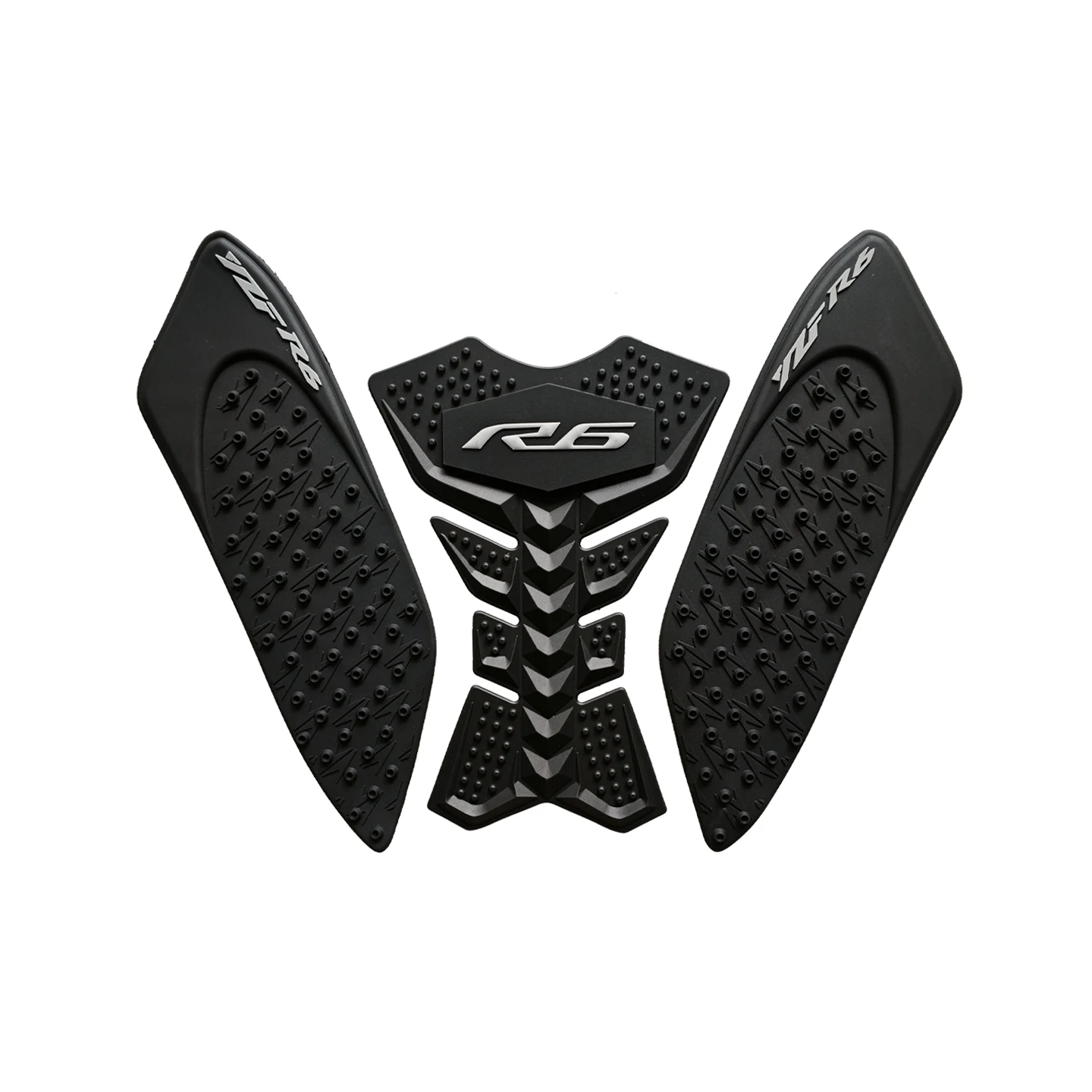 For Yamaha R6 YZF R6 YZF-R6 YZFR6 2006 2007 Motorcycle Tank Stickers 3D Rubber Non-Slip Stickers Side Pads Tank Grip Protective