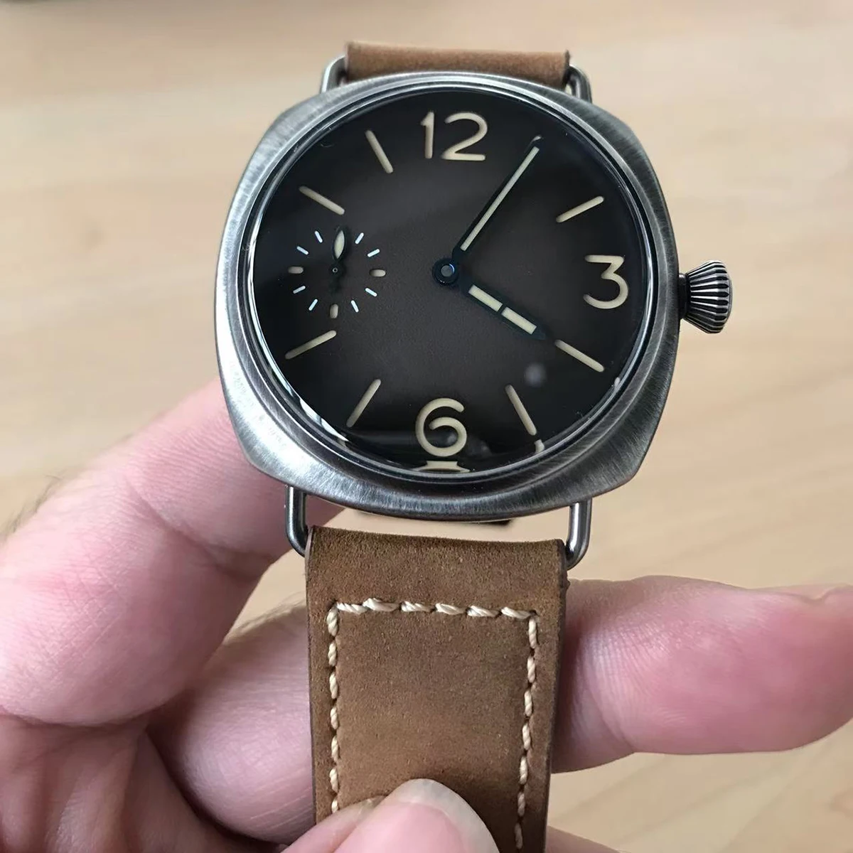 Hruodland 2025 Neue Männer Mechanische Uhr Seagull ST3600 F009 Leucht Saphirglas Edelstahl Wasserdicht 50 m reloj hombre