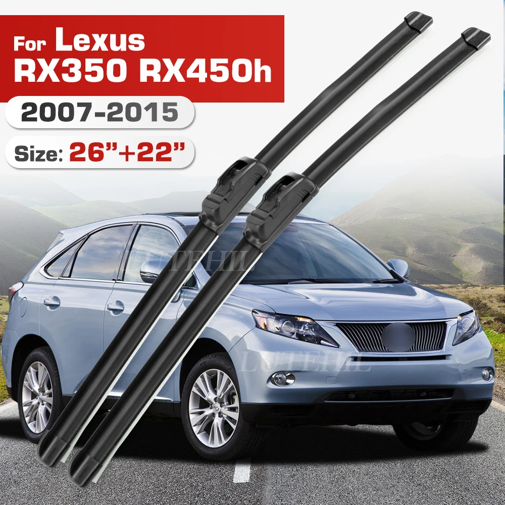 

Стеклоочиститель для Lexus RX450H RX350 RX 450h 350 2007-2015 2008 2009 2010 передние лобовое стекло щетка для лобового стекла 26 "+ 22"