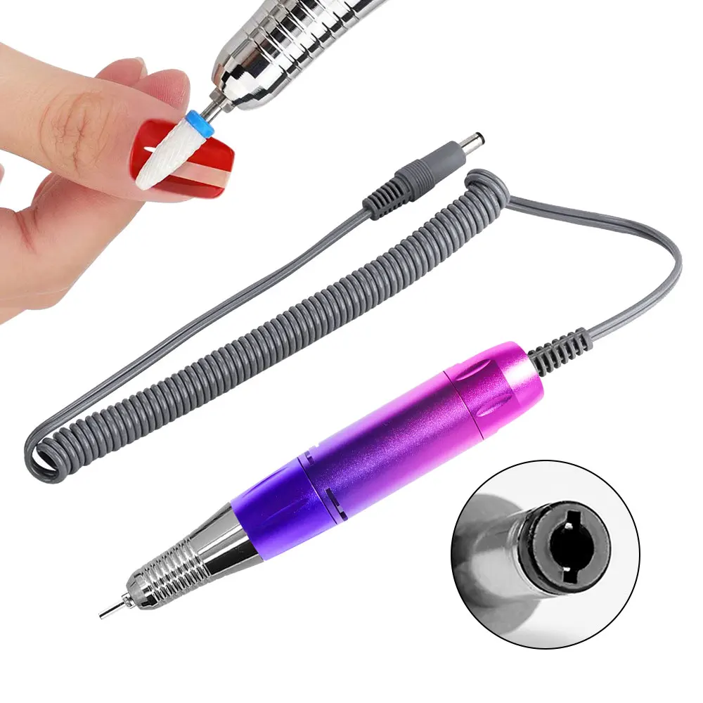 Elektrische DC nagelboor pen handvat vijl polish slijpmachine handstuk manicure pedicure tool voor nagels boormachine accessoires - afbeelding 1