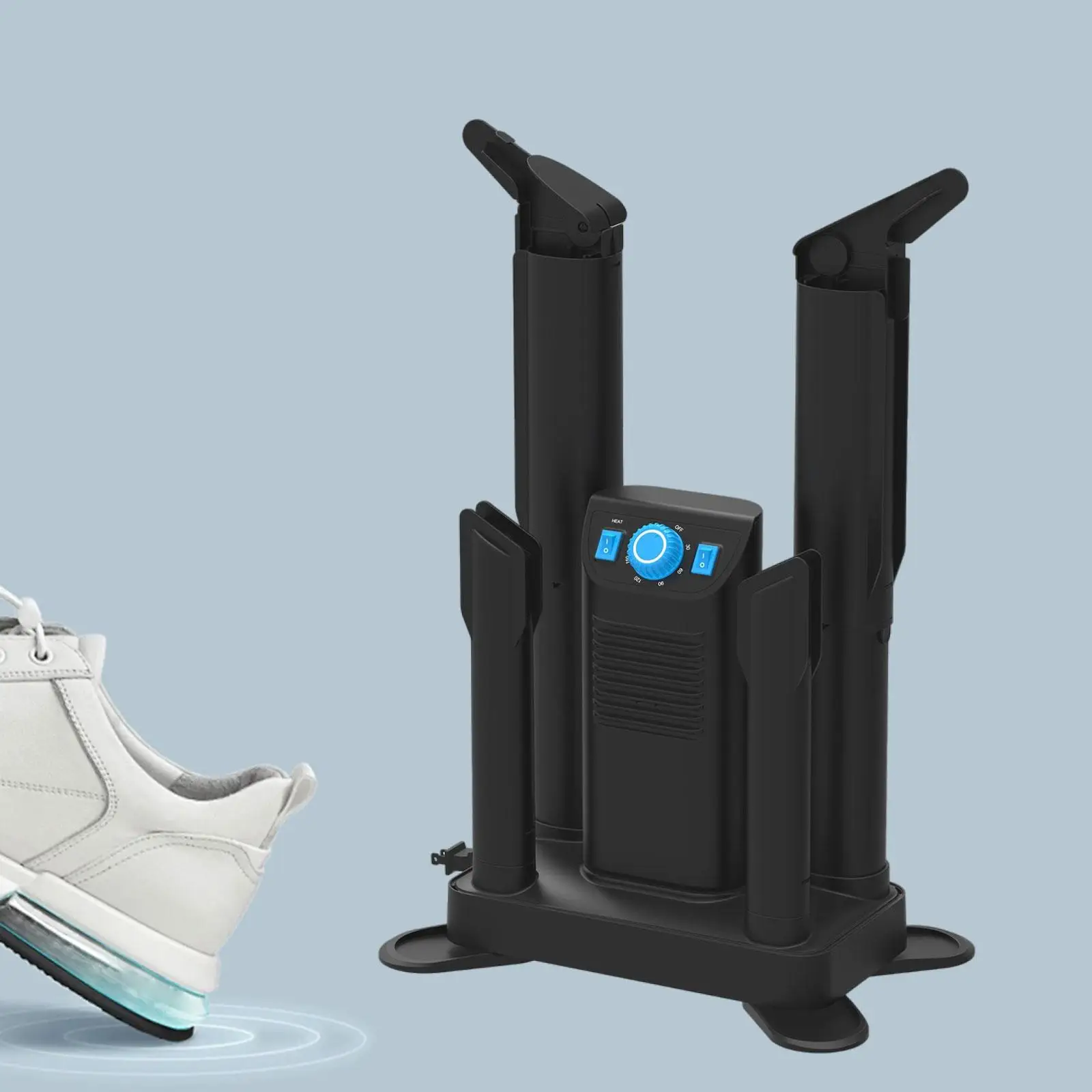 

Shoe Dryer, Boot Dryer, Fast Drying Heat Blower with Timer Boot Warmer Shoe Heater for Socks Ski Boots Rain Shoes Hats Winter